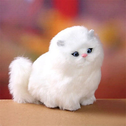 Aaponminimarket Charming Electric Interactive Plush Kitty Toy