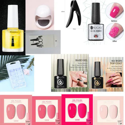 Aaponminimarket Coco Lasting Gel Nail Polish Set
