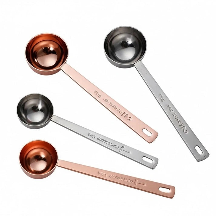 Aaponminimarket Coffee Scoop Stainless Steel Measuring Spoon