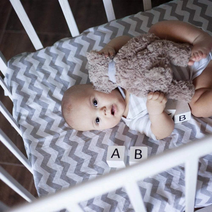 Aaponminimarket Cot Bed Jersey Fitted Sheets 100% Cotton 140x70cm - Pack Of 4