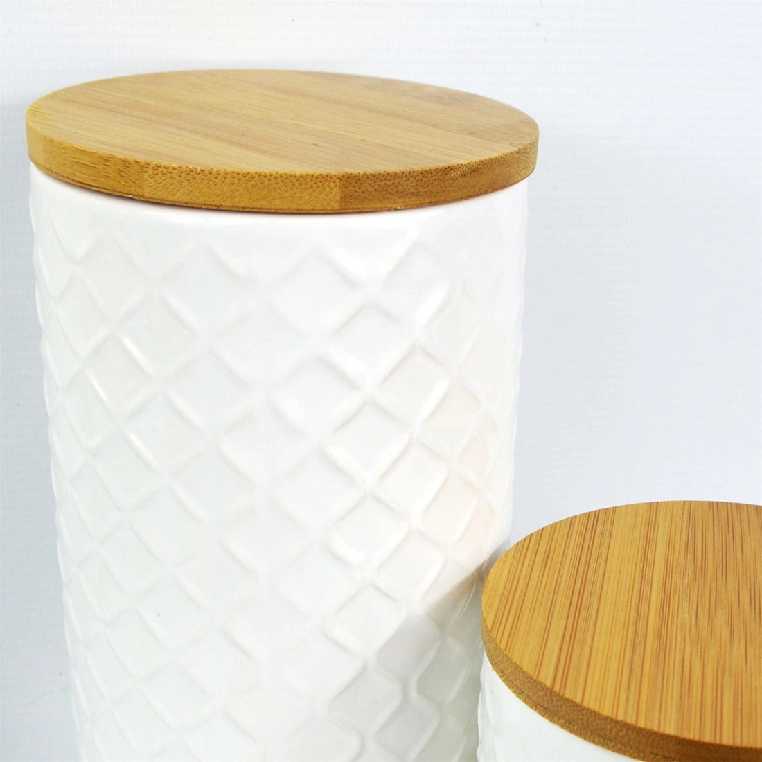 Aaponminimarket Cream Ceramic Canister Set
