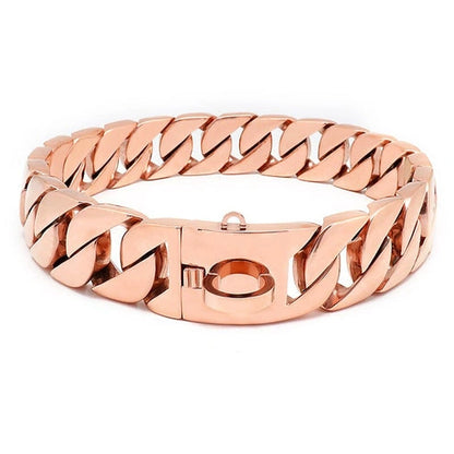 Aaponminimarket Cuban Chain Dogs Collar