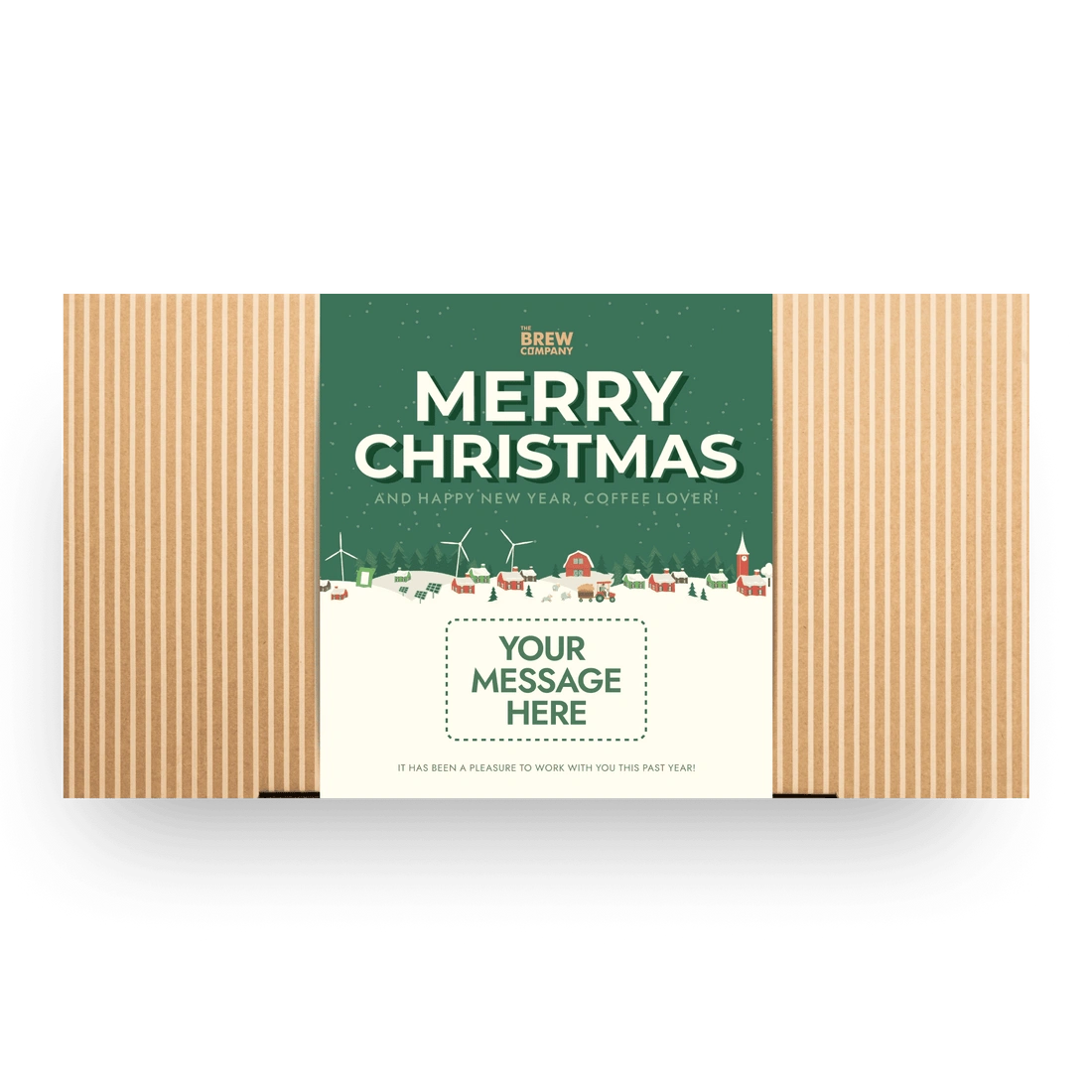 Aaponminimarket Custom Merry Christmas Coffee Gift Box