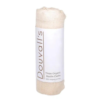 Aaponminimarket DOUVALL’S Organic Cotton Muslin Cloth (3 Pack)