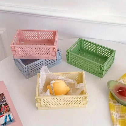 Aaponminimarket Desktop Storage Organizer Plastic Box