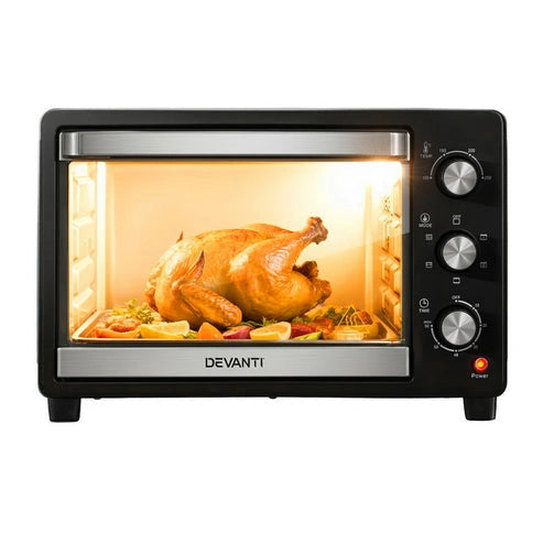 Aaponminimarket Devanti 30L Convection Oven | Electric Fryer Ovens