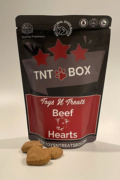 Aaponminimarket Digestive Health Beef Heart Dog Treats - All Natural Oven Baked