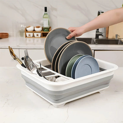 Aaponminimarket Dish Rack with Utensil Holder