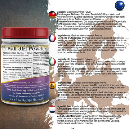 Aaponminimarket DivyaHerb Black Cumin Powder 100 gram - Daily Wellness Support