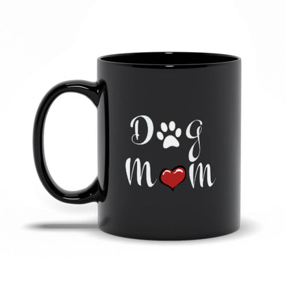 Aaponminimarket Dog Mom Mug (Black)