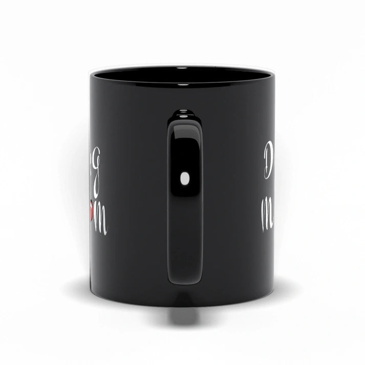 Aaponminimarket Dog Mom Mug (Black)