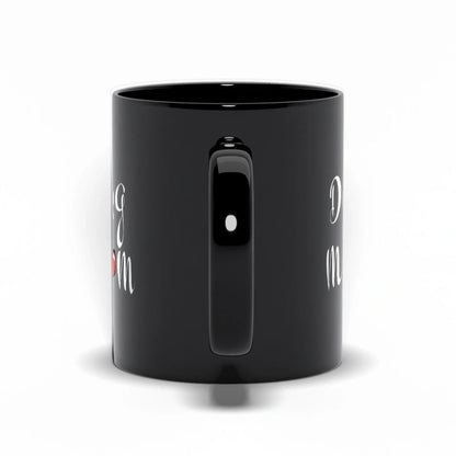 Aaponminimarket Dog Mom Mug (Black)