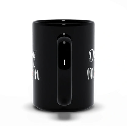 Aaponminimarket Dog Mom Mug (Black)
