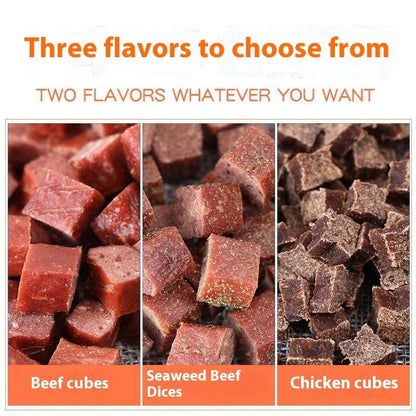 Aaponminimarket Dog Snacks Dried Beef Cubes Wholesale Pet Snacks