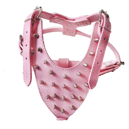 Aaponminimarket Dog Zinc alloy Rivets Spiked Studded Harness