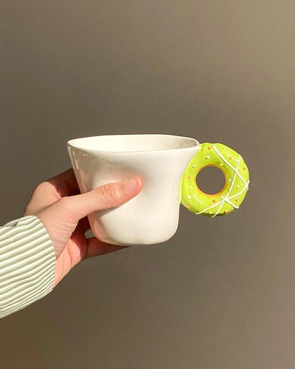 Aaponminimarket Donut Handle Mug