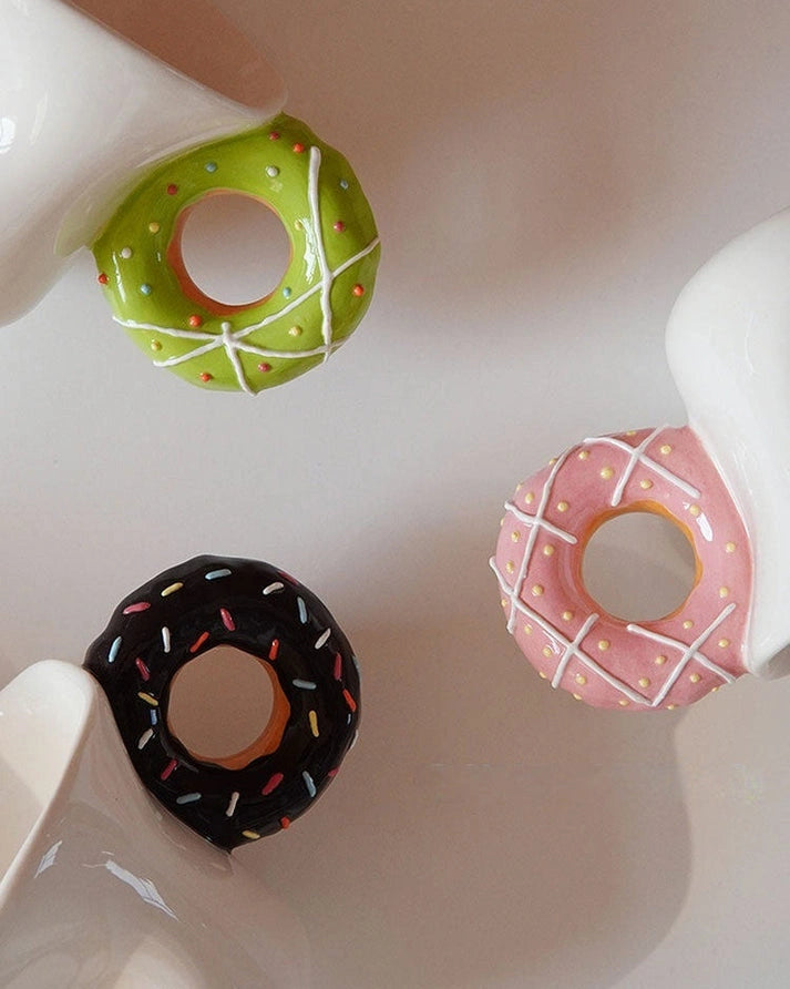 Aaponminimarket Donut Handle Mug