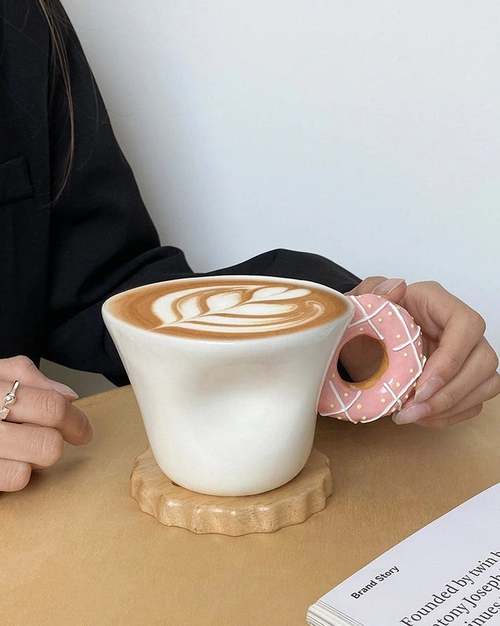 Aaponminimarket Donut Handle Mug