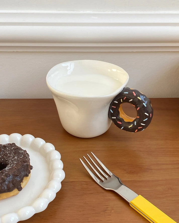 Aaponminimarket Donut Handle Mug
