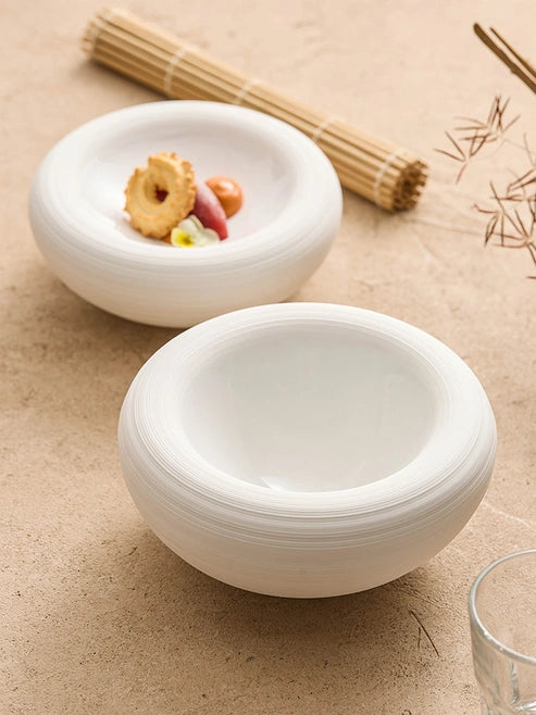 Aaponminimarket Double-Layer Artistic Ceramic Bowl