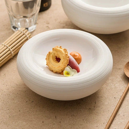 Aaponminimarket Double-Layer Artistic Ceramic Bowl