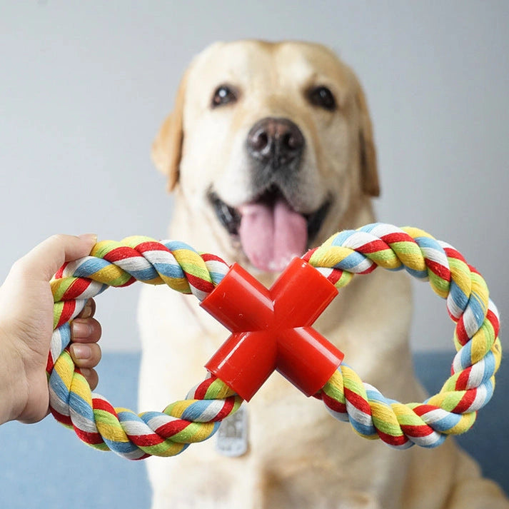 Aaponminimarket Durable Cotton Bite Resistant Rope for Pet Dog Toys