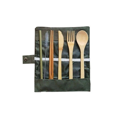 Aaponminimarket Eco-Friendly Bamboo Cutlery Set