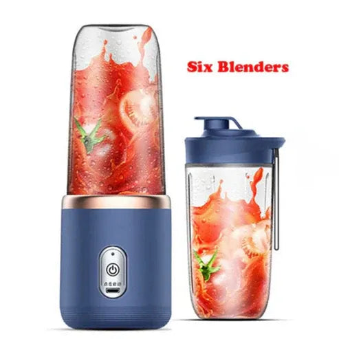 Aaponminimarket Electric 6-Blade Juice Blender