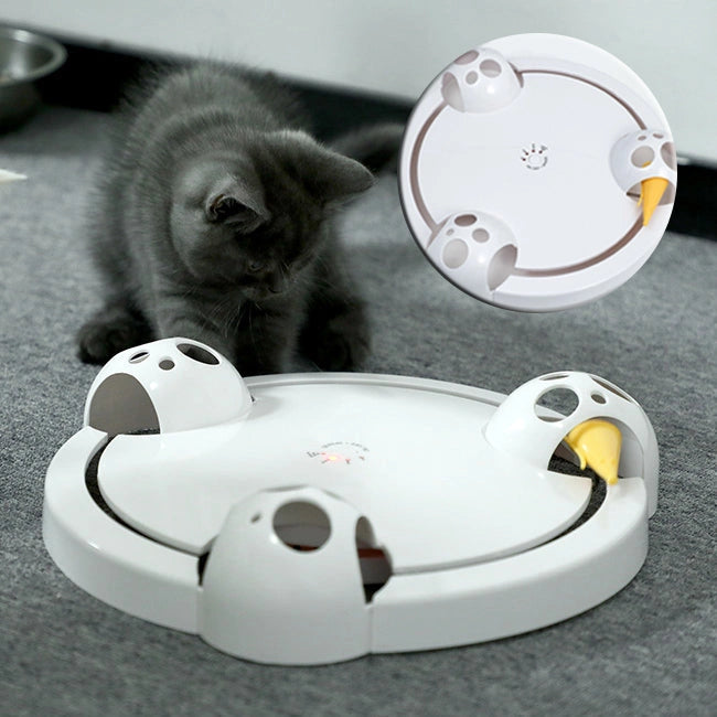 Aaponminimarket Electric Cat Toy Wheel