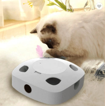 Aaponminimarket Electric Feather Cat Stick Toy