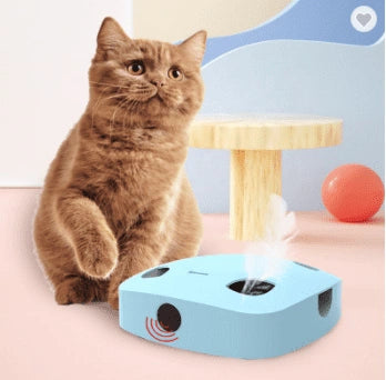 Aaponminimarket Electric Feather Cat Stick Toy