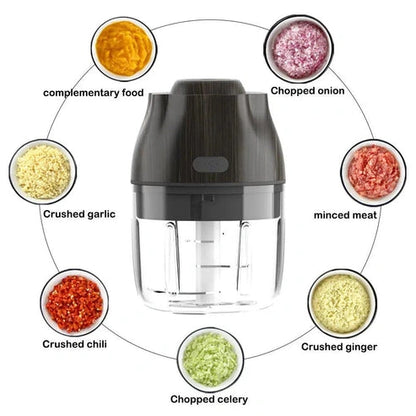 Aaponminimarket Electric Garlic & Salad Chopper