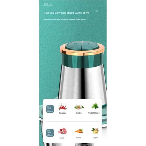 Aaponminimarket Electric Meat Grinder & Vegetable Chopper