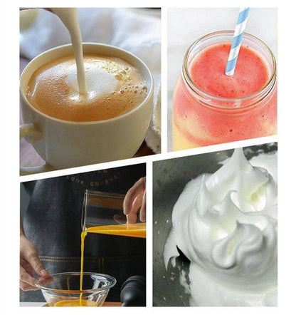 Aaponminimarket Electric Milk Frother for Coffee