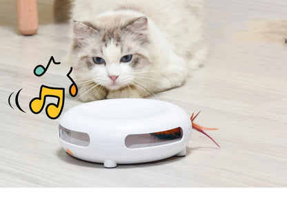 Aaponminimarket Entertaining Feline Feeding Station
