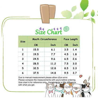 Aaponminimarket Face Guard Buckle Wear-resistant Muzzle