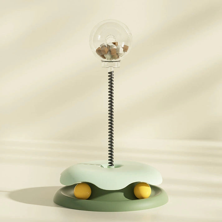 Aaponminimarket Feline Frenzy Interactive Treat Dispenser Ball