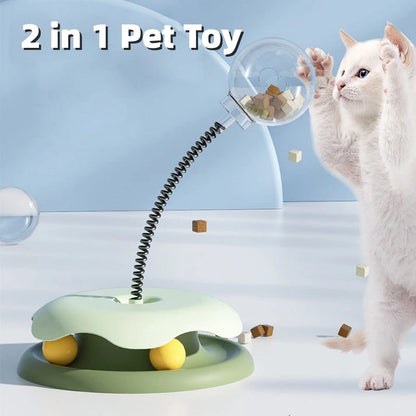 Aaponminimarket Feline Frenzy Interactive Treat Dispenser Ball