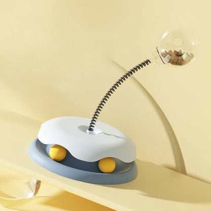 Aaponminimarket Feline Frenzy Interactive Treat Dispenser Ball