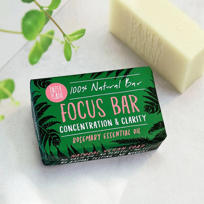 Aaponminimarket Focus Bar 100% Natural Vegan Rosemary Soap