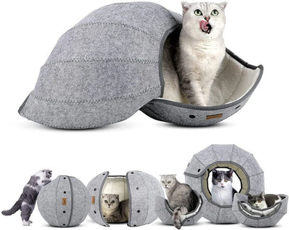 Aaponminimarket Foldable Cat Tunnel Toy