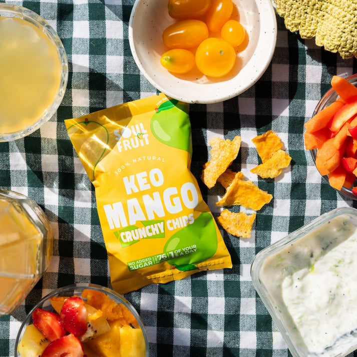 Aaponminimarket Freeze Dried Keo Mango Crisps (10 Bags)