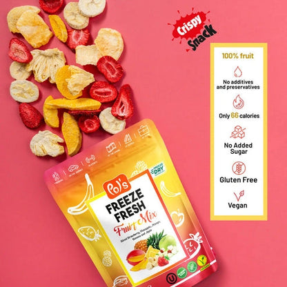 Aaponminimarket Fruit Mix Freeze-Dried Snacks | Pol's Freeze Fresh- 20g
