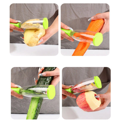 Aaponminimarket Fruit Peelers and Cutter with Storage