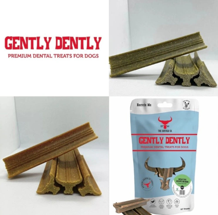 Aaponminimarket Gently Dently- Chicken Dental Treats for Dogs 175g
