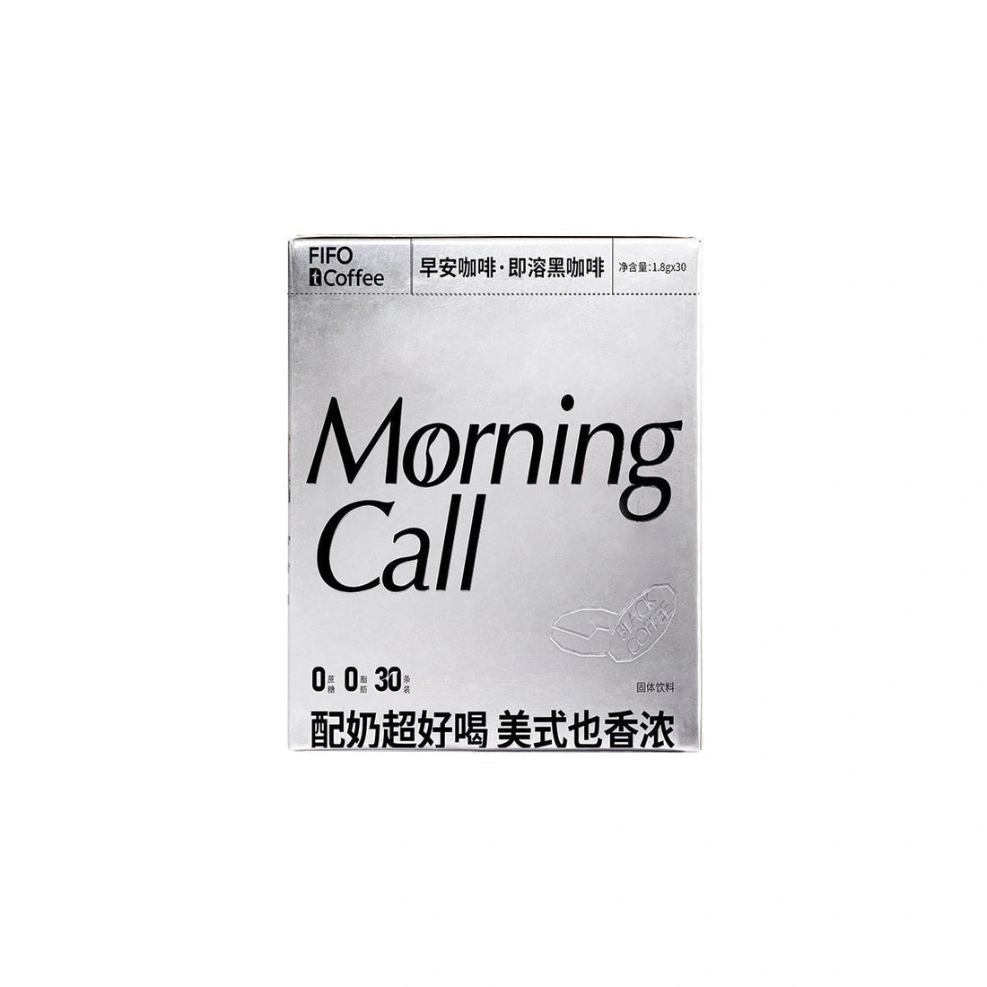 Aaponminimarket Good Morning Instant Dissolve Black Coffee 54g (30 Strips)