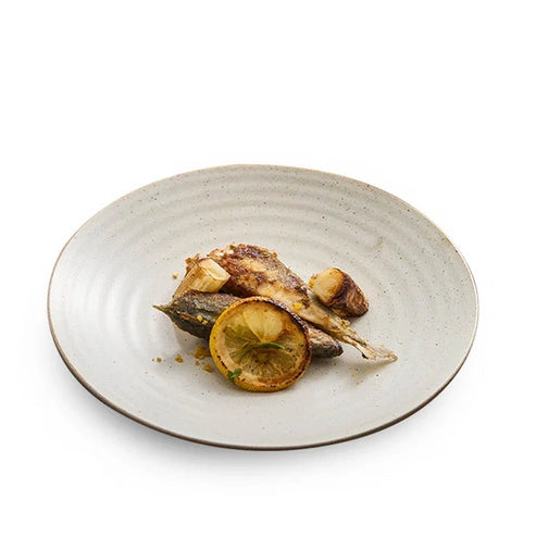 Aaponminimarket Handcrafted Stoneware Shallow Plate