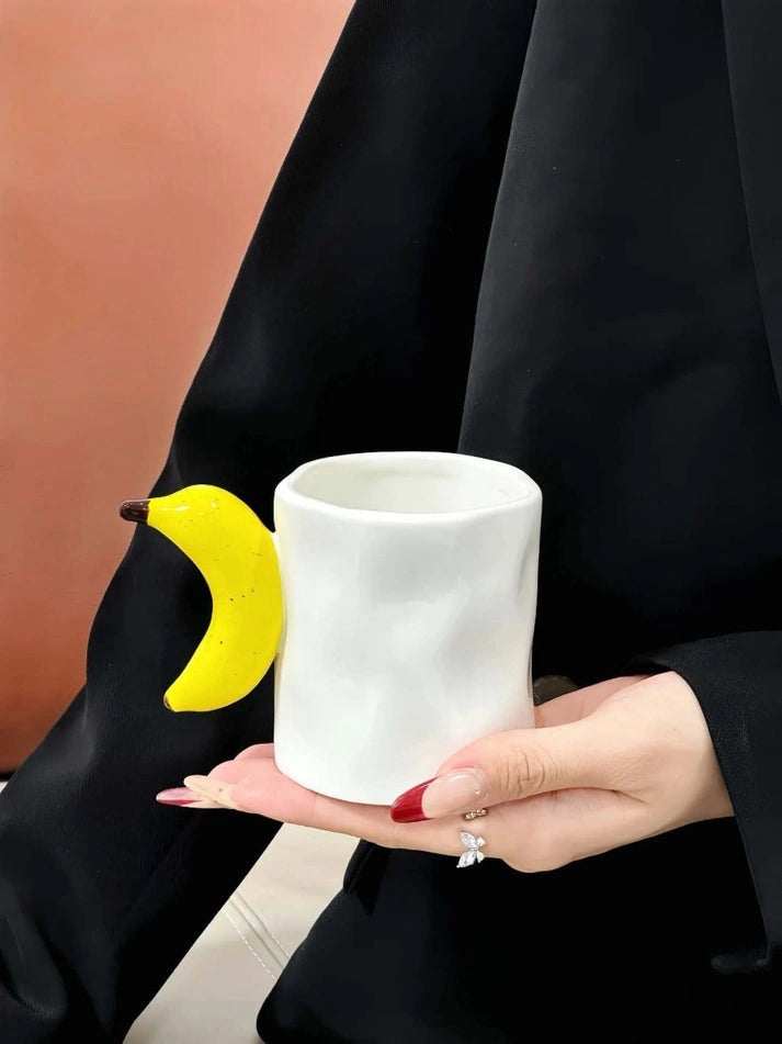 Aaponminimarket Handmade Cute Fruit Ceramic Coffee Mug