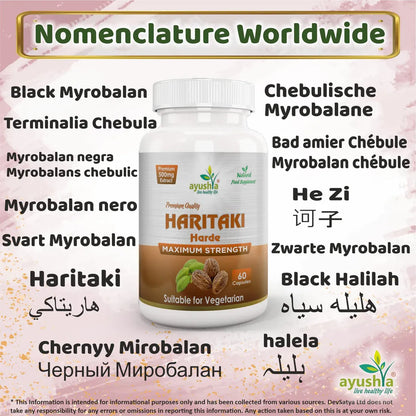 Aaponminimarket Harde (Haritaki) Capsule