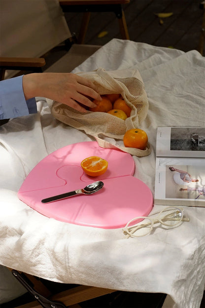 Aaponminimarket Heart-Shaped Puzzle Cutting Board